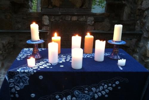 Shrine Mont Candles